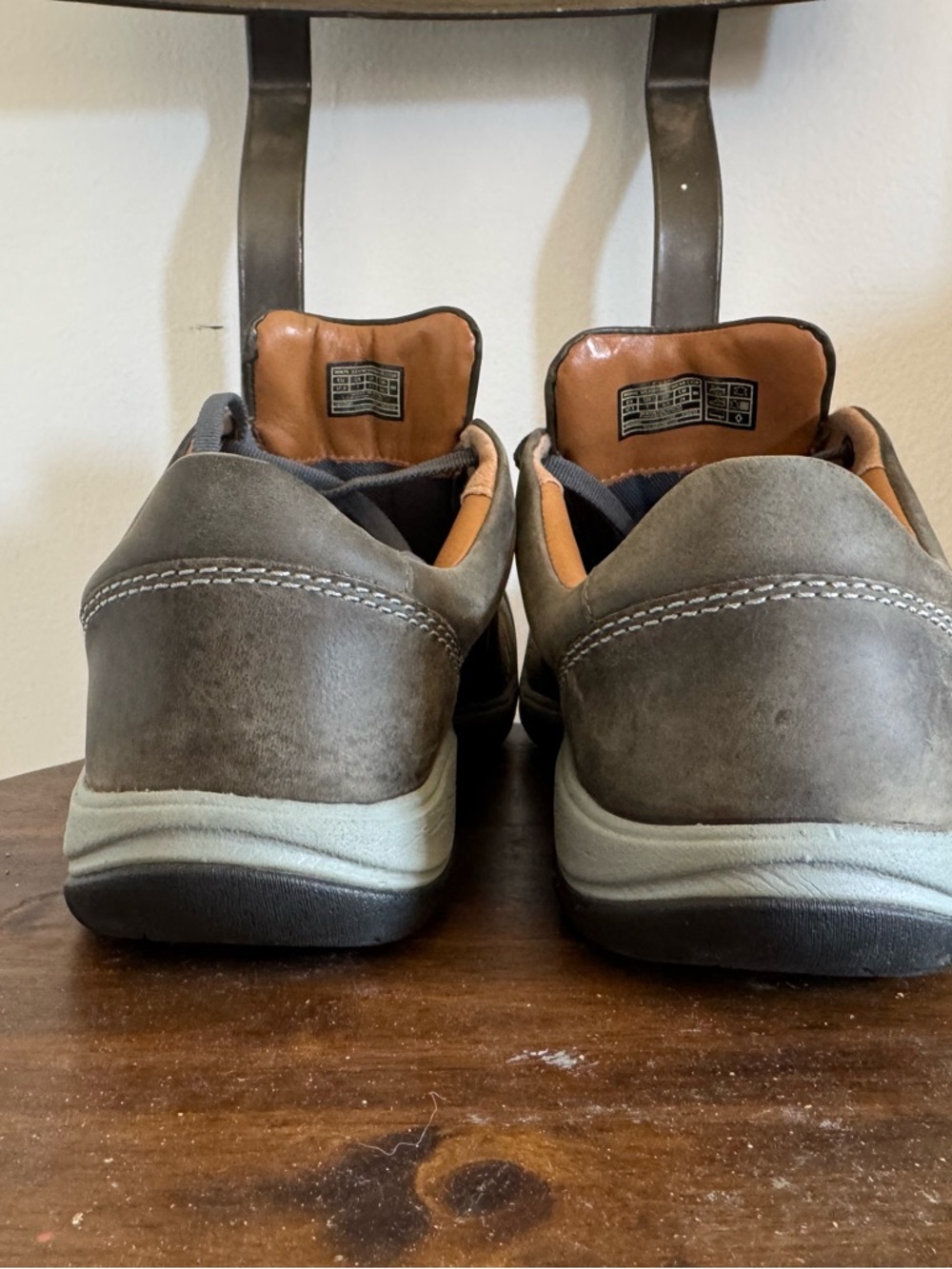 Keen Gray-Green Leather Casual Sneakers - Picture 11 of 12
